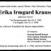 Salzer Erika Irmgard 1925-1998 Todesanzeige